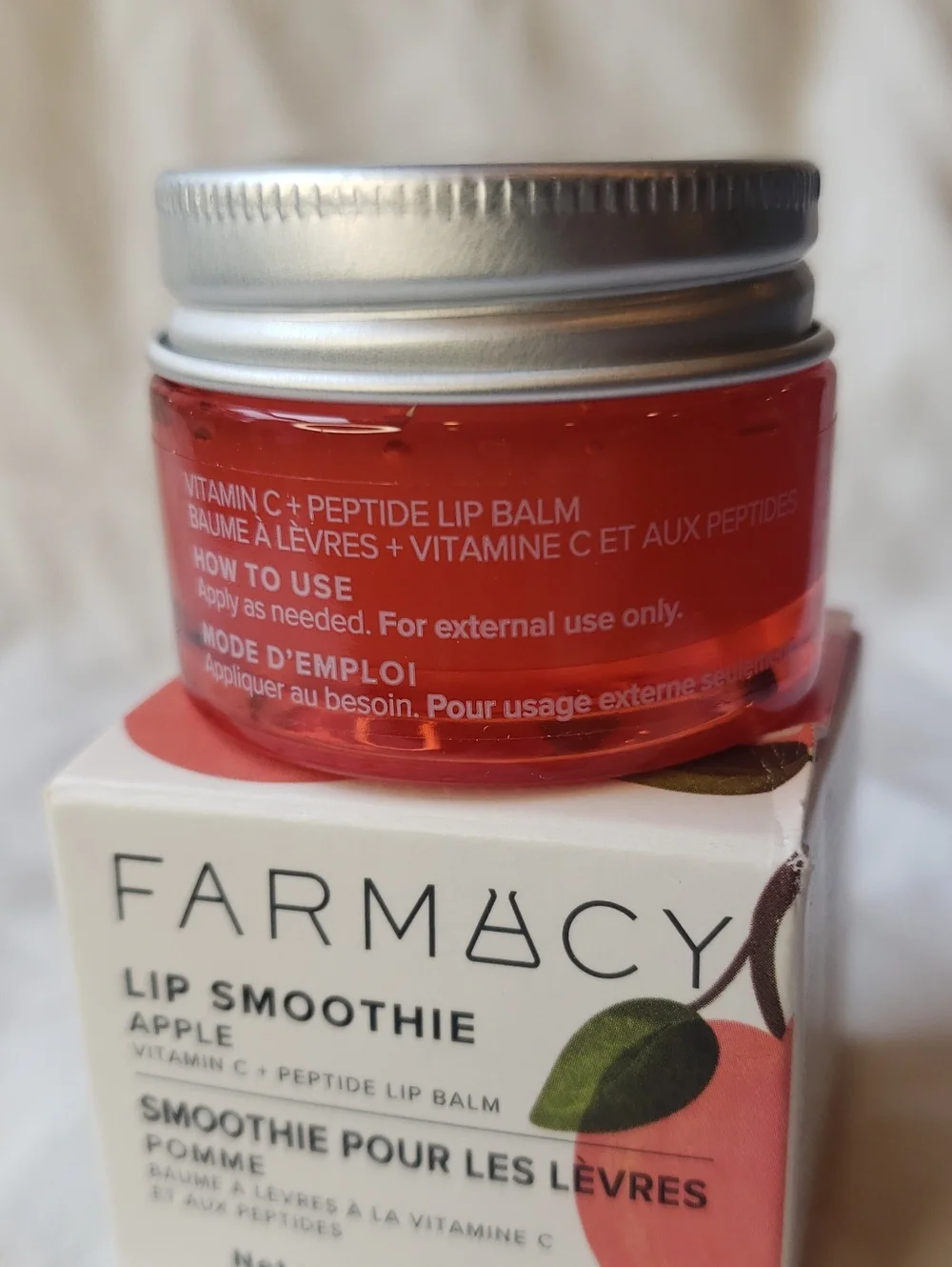 Farmacy Apple Lip Smoothie Vitamin C + Peptide Lip Balm